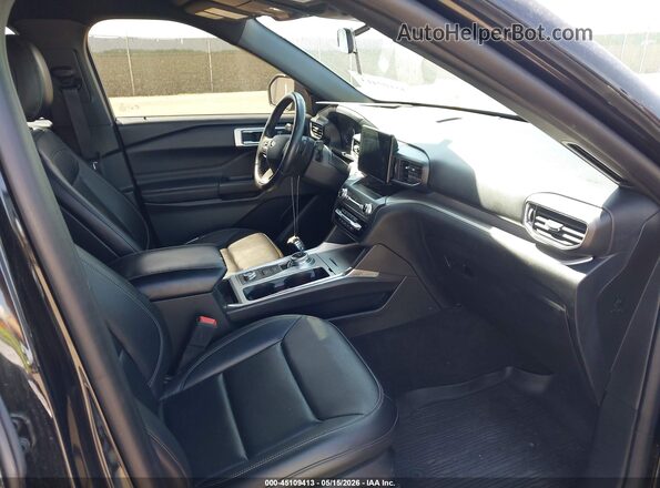 1FMSK8DH0LGC08324 2020 FORD EXPLORER Black Widok wnętrza z przodu