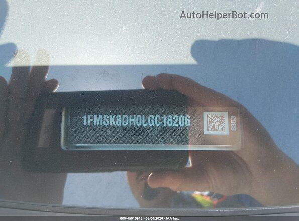 1FMSK8DH0LGC18206 2020 FORD FORD EXPLORER Silver 