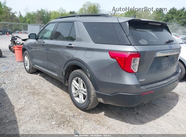1FMSK8DH0MGA51394 2021 FORD EXPLORER Gray Задня ліва чверть