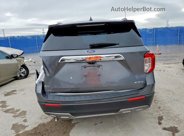 1FMSK8DH0NGA42728 2022 FORD FORD EXPLORER Silver Вид ззаду