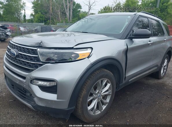 1FMSK8DH0PGC16154 2023 FORD EXPLORER Silver Front view