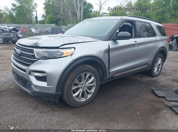 1FMSK8DH0PGC16154 2023 FORD EXPLORER Silver Front left