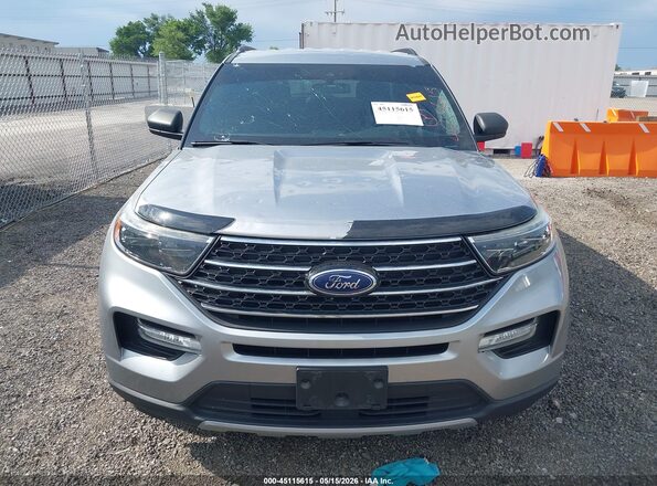 1FMSK8DH1LGA80563 2020 FORD EXPLORER Silver Вид щитка приладів