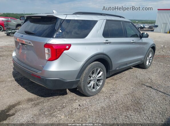 1FMSK8DH1LGA80563 2020 FORD EXPLORER Silver Задня права чверть