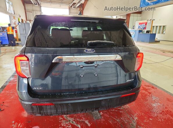 1FMSK8DH1PGB42663 2023 FORD EXPLORER Charcoal Rear view