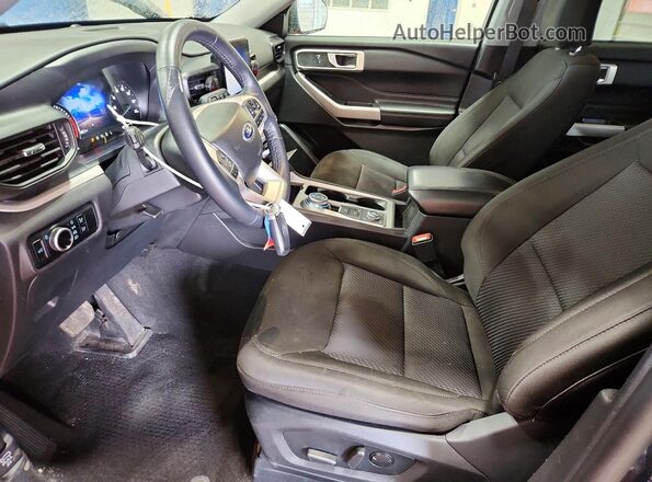 1FMSK8DH1PGB42663 2023 FORD EXPLORER Charcoal Front interior view