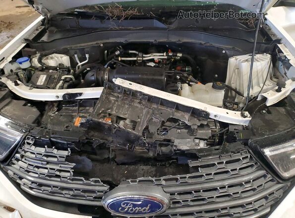 1FMSK8DH1RGA15589 2024 FORD EXPLORER White ძრავის განყოფილების ხედი