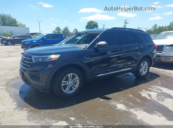 1FMSK8DH1RGA90289 2024 FORD EXPLORER Черный Передняя левая четверть