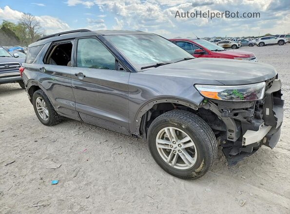 1FMSK8DH2LGB44500 2020 FORD EXPLORER Gray Przód prawy