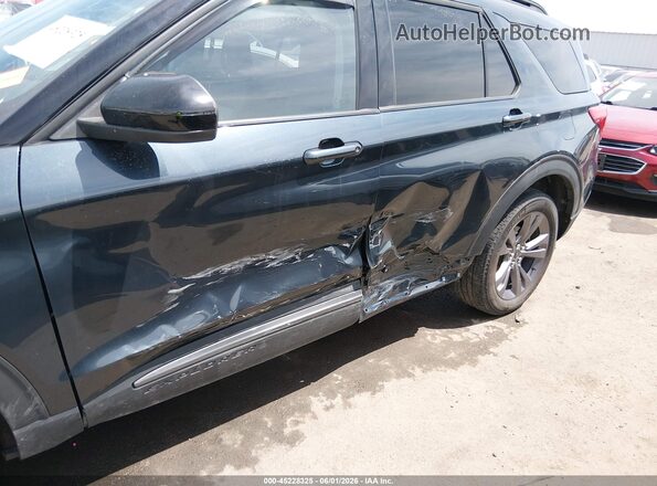 1FMSK8DH2NGC51047 2022 FORD EXPLORER Blue Вид спереду
