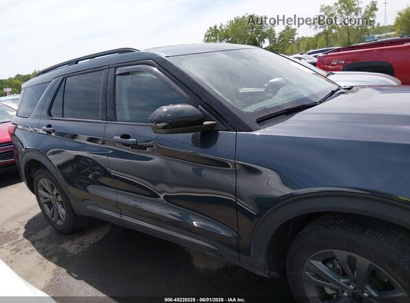 1FMSK8DH2NGC51047 2022 FORD EXPLORER Blue Вид задньої частини салону