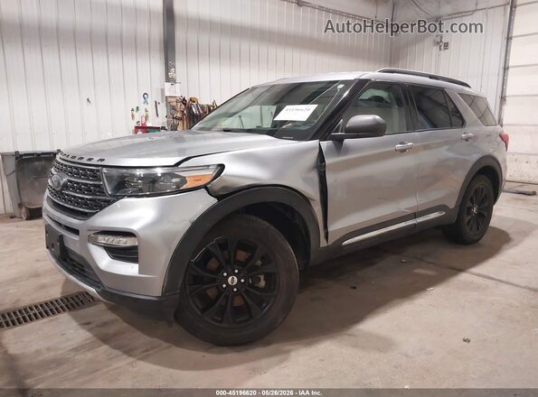 1FMSK8DH3LGA51680 2020 FORD EXPLORER Silver Առջևի ձախ երեք քառորդ տեսարան