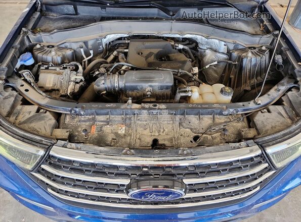 1FMSK8DH3LGA53980 2020 FORD EXPLORER Blue Вид підкапотного простору