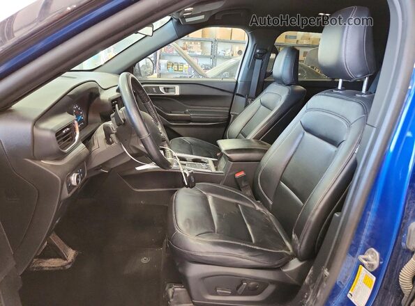 1FMSK8DH3LGA53980 2020 FORD EXPLORER Blue Вид салону спереду