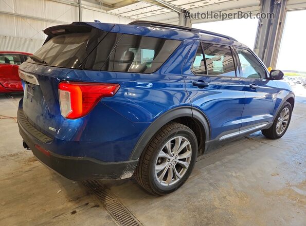 1FMSK8DH3LGA53980 2020 FORD EXPLORER Blue Задня права чверть
