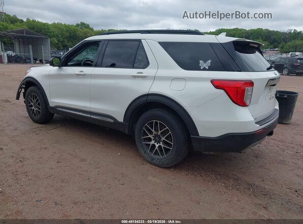 1FMSK8DH3LGC77153 2020 FORD EXPLORER White Задня ліва чверть