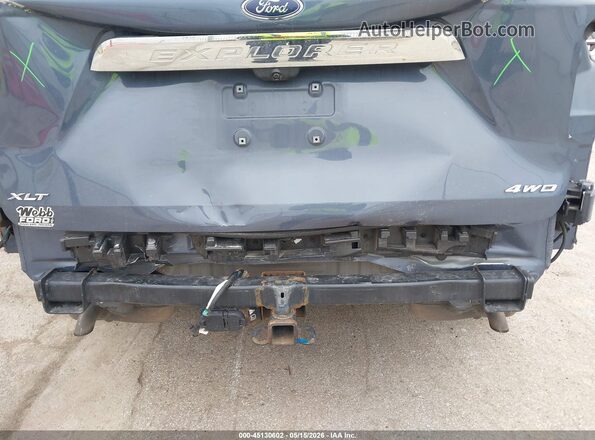 1FMSK8DH3MGA28319 2021 FORD EXPLORER Синий Вид спереди