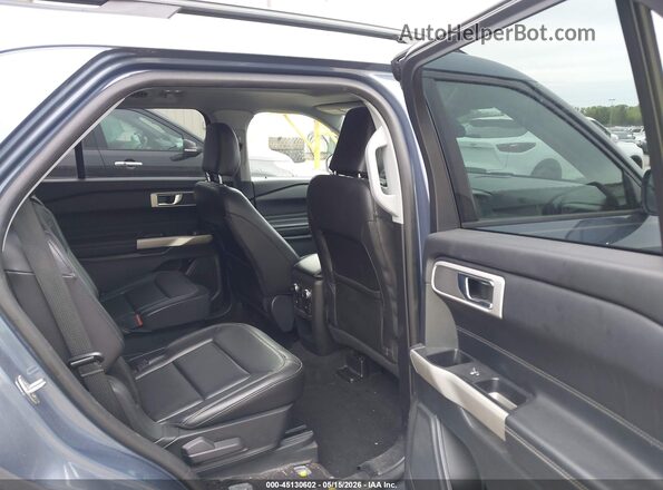 1FMSK8DH3MGA28319 2021 FORD EXPLORER Синий Вид наклейки с VIN-кодом