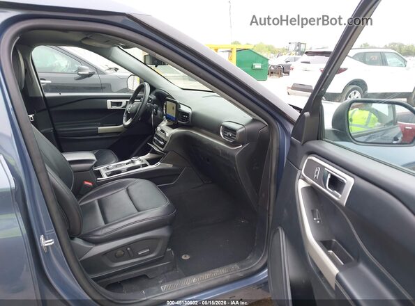 1FMSK8DH3MGA28319 2021 FORD EXPLORER Синий Вид салона спереди