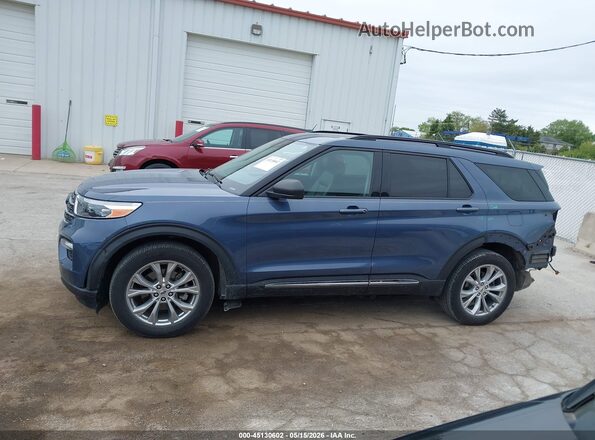 1FMSK8DH3MGA28319 2021 FORD EXPLORER Синий 