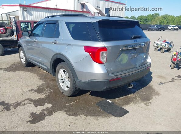 1FMSK8DH3NGA47132 2022 FORD FORD EXPLORER Silver Trasero izquierdo