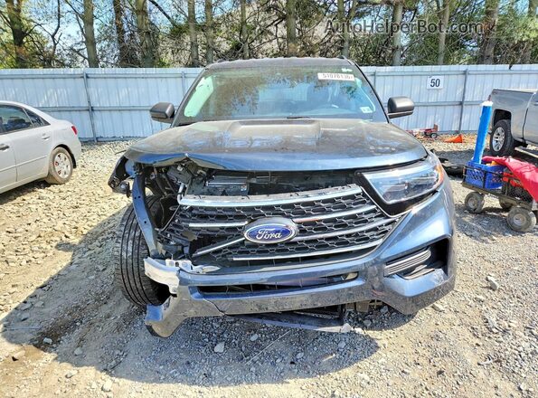 1FMSK8DH3RGA43216 2024 FORD EXPLORER Gray Vista frontal