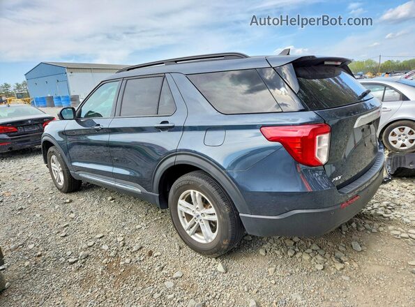 1FMSK8DH3RGA43216 2024 FORD EXPLORER Gray Trasero izquierdo