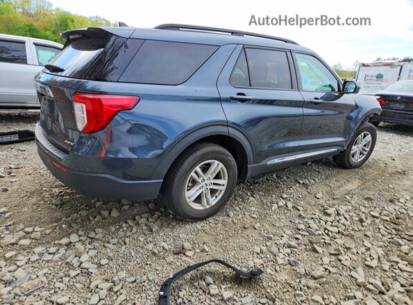 1FMSK8DH3RGA43216 2024 FORD EXPLORER Gray Trasero derecho