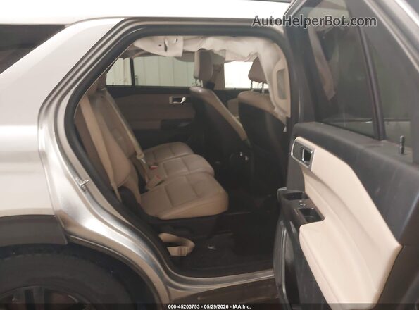 1FMSK8DH4LGB94444 2020 FORD EXPLORER Silver VIN კოდის სტიკერის ხედი