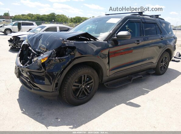 1FMSK8DH4NGA33143 2022 FORD FORD EXPLORER Black Front left