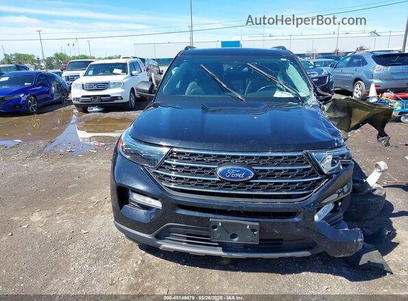 1FMSK8DH4PGA86153 2023 FORD EXPLORER Black Widok zestawu wskaźników