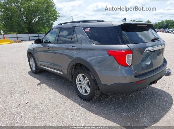 1FMSK8DH5MGB16594 2021 FORD EXPLORER Серый Задняя левая четверть