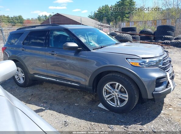 1FMSK8DH5MGB34450 2021 FORD FORD EXPLORER Gray Вид задньої частини салону