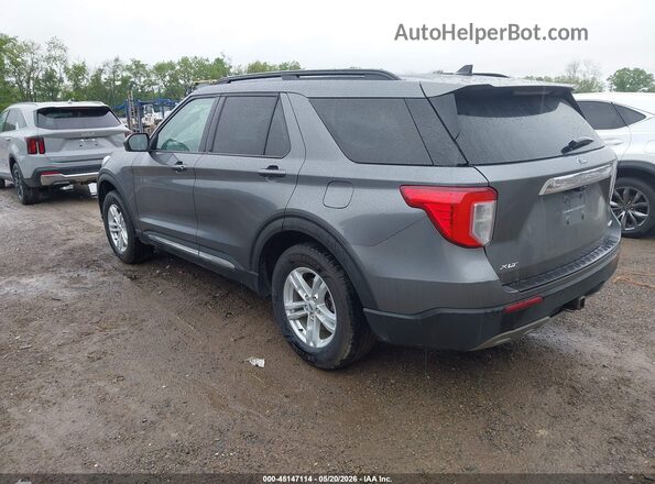 1FMSK8DH5NGC40916 2022 FORD EXPLORER Gray Trasero izquierdo