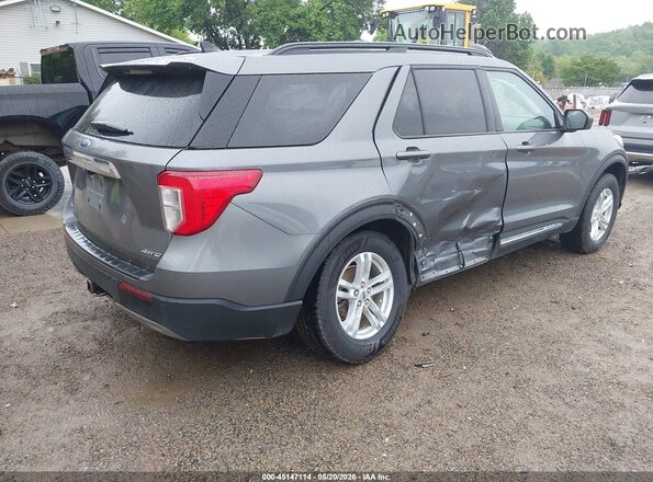 1FMSK8DH5NGC40916 2022 FORD EXPLORER Gray Trasero derecho