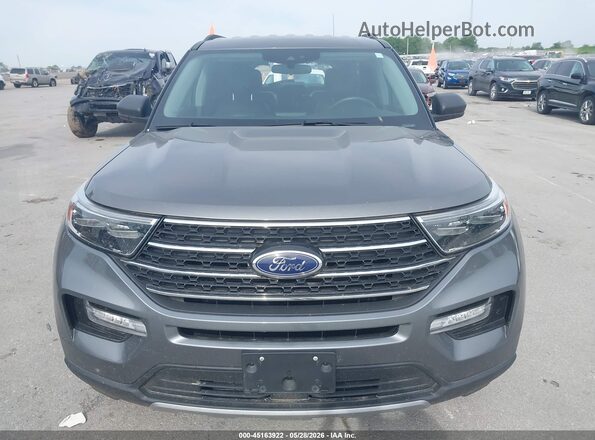 1FMSK8DH5PGC28560 2023 FORD EXPLORER Gray Widok zestawu wskaźników
