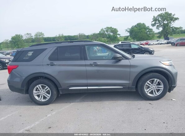 1FMSK8DH5PGC28560 2023 FORD EXPLORER Gray Widok wnętrza z tyłu