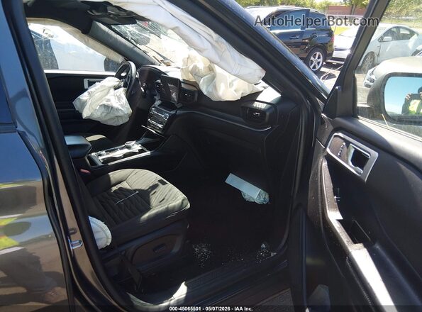 1FMSK8DH6LGC06545 2020 FORD FORD EXPLORER Gray Widok wnętrza z przodu