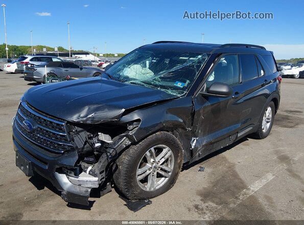 1FMSK8DH6LGC06545 2020 FORD FORD EXPLORER Gray Widok z przodu