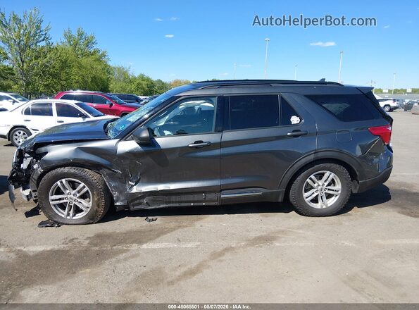 1FMSK8DH6LGC06545 2020 FORD FORD EXPLORER Gray Widok zestawu wskaźników