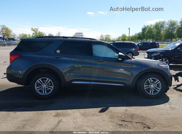 1FMSK8DH6LGC06545 2020 FORD FORD EXPLORER Gray Widok wnętrza 360 stopni