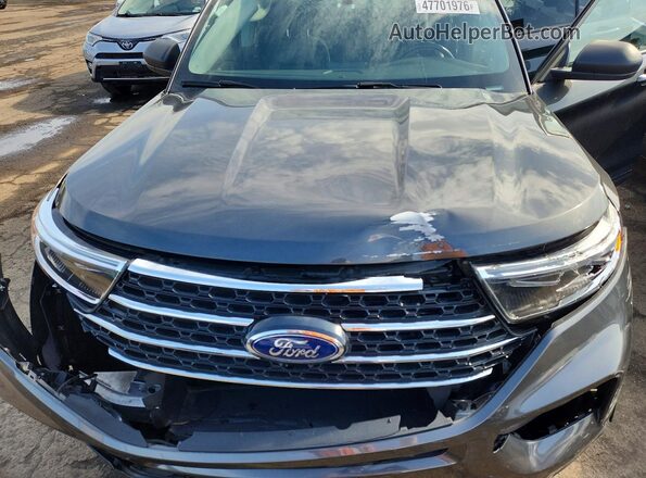 1FMSK8DH6LGC39867 2020 FORD EXPLORER Black Widok komory silnika