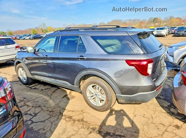 1FMSK8DH6LGC39867 2020 FORD EXPLORER Black Tył lewy