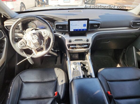 1FMSK8DH6LGC39867 2020 FORD EXPLORER Black Widok deski rozdzielczej