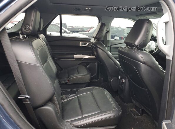1FMSK8DH6LGC42932 2020 FORD FORD EXPLORER Blue უკანა სავარძლების ხედი