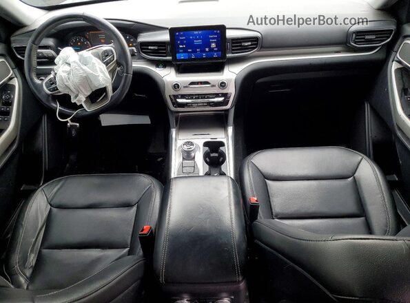 1FMSK8DH6LGC42932 2020 FORD FORD EXPLORER Blue წინა პანელის ხედი