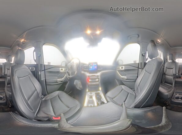 1FMSK8DH6LGC42932 2020 FORD FORD EXPLORER Blue VIN კოდის სტიკერის ხედი