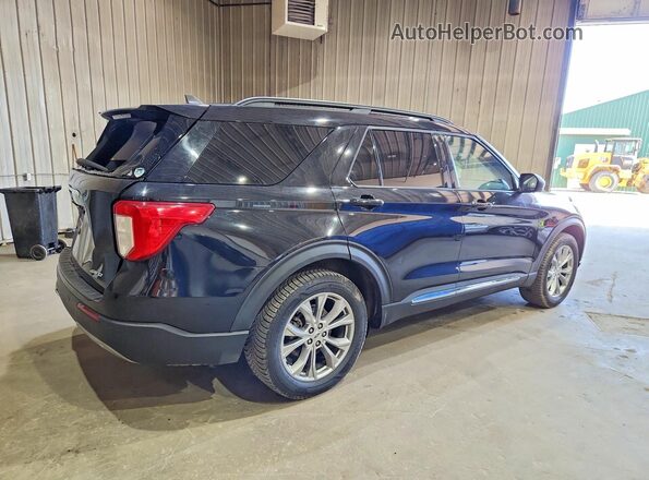 1FMSK8DH6MGA32283 2021 FORD EXPLORER Black Rear right