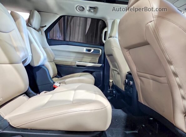 1FMSK8DH6MGA32283 2021 FORD EXPLORER Black Rear interior view