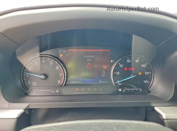 1FMSK8DH6NGA47206 2022 FORD EXPLORER White Սարքավորումների վահանակի տեսք